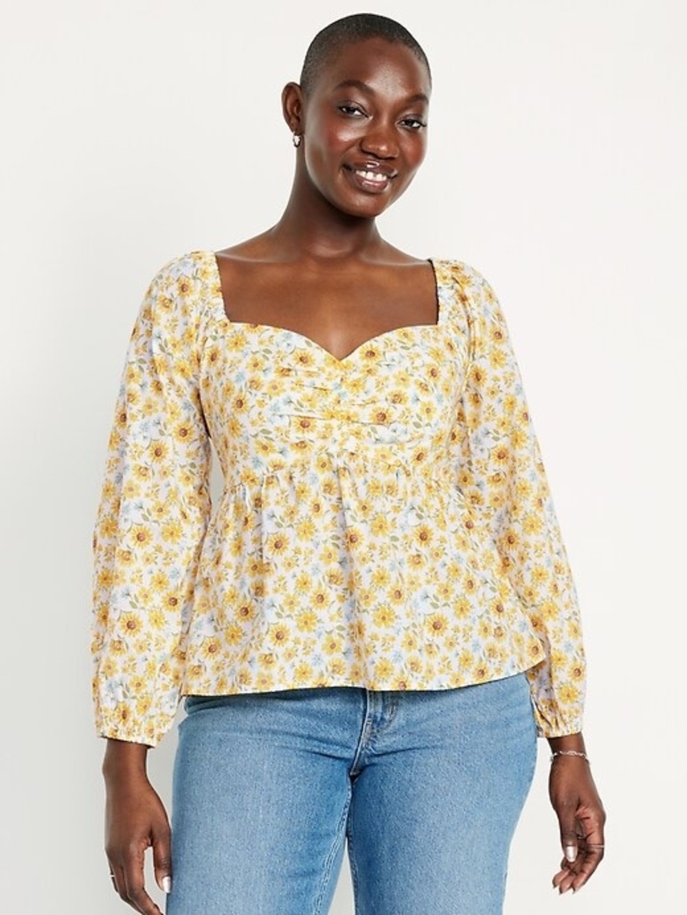 Old Navy Sunflower Blouse
